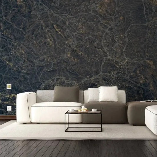Marble Effect Wall Covering - Luxury Decorative Wall Surface Treatment